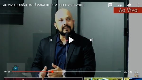 Espaço Regimental de Tribuna Livre - Câmara de Vereadores - Bom Jesus -PI
