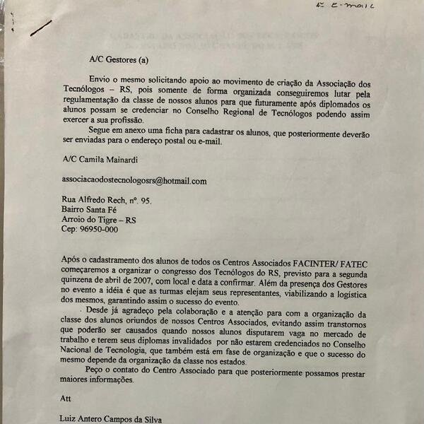 Doc. Regulamentação do EAD